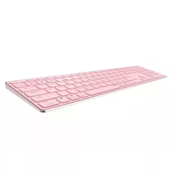 Rapoo E9800M πληκτρολόγιο ασύρματο Bluetooth QWERTZ γερμανικό ροζ