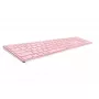 Rapoo E9800M πληκτρολόγιο ασύρματο Bluetooth QWERTZ γερμανικό ροζ