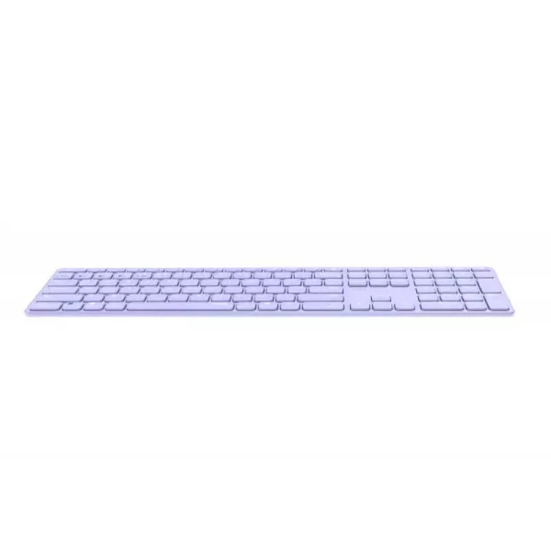 Rapoo E9800M πληκτρολόγιο ασύρματο Bluetooth QWERTZ γερμανικό λιλά