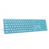 Rapoo E9800M πληκτρολόγιο Home RF ασύρματο Bluetooth QWERTZ γερμανικό μπλε