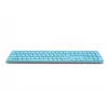 Rapoo E9800M πληκτρολόγιο Home RF ασύρματο Bluetooth QWERTZ γερμανικό μπλε