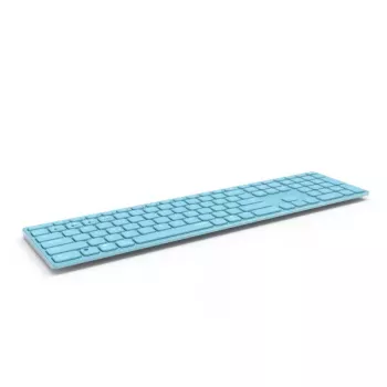 Rapoo E9800M πληκτρολόγιο Home RF ασύρματο Bluetooth QWERTZ γερμανικό μπλε