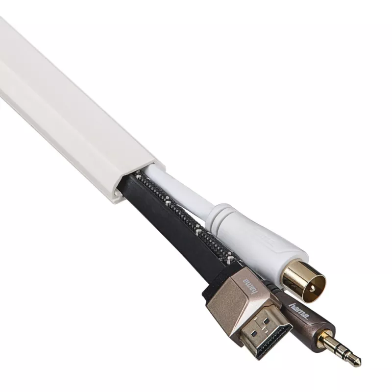Hama 00220981 οργανωτής καλωδίων universal κανάλι καλωδίων λευκό 3 τεμ.