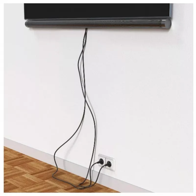 Hama 00220992 κανάλι καλωδίων universal οργανωτής καλωδίων μαύρο 1 τεμ.
