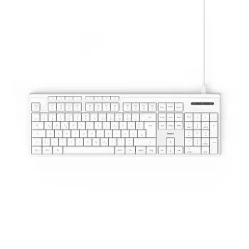 Hama CK-200 πληκτρολόγιο γραφείου/σπιτιού USB QWERTZ γερμανικό λευκό