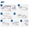 ACT USB 40 Gbit/s M.2 2280 NVMe / PCIe Θήκη SSD, χωρίς εργαλεία