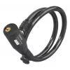 Hama 00178137 Κλείδωμα ποδηλάτου Μαύρο 650 mm κλείδωμα καλωδίου