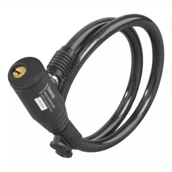 Hama 00178137 Κλείδωμα ποδηλάτου Μαύρο 650 mm κλείδωμα καλωδίου