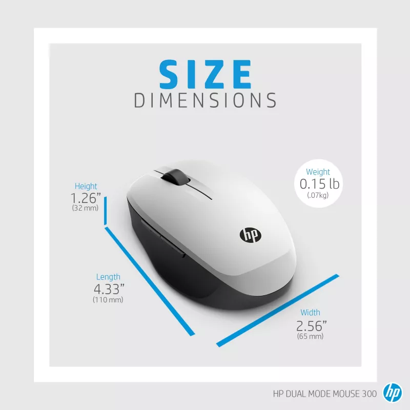 HP Dual Mode Ασύρματο Ποντίκι RF Bluetooth