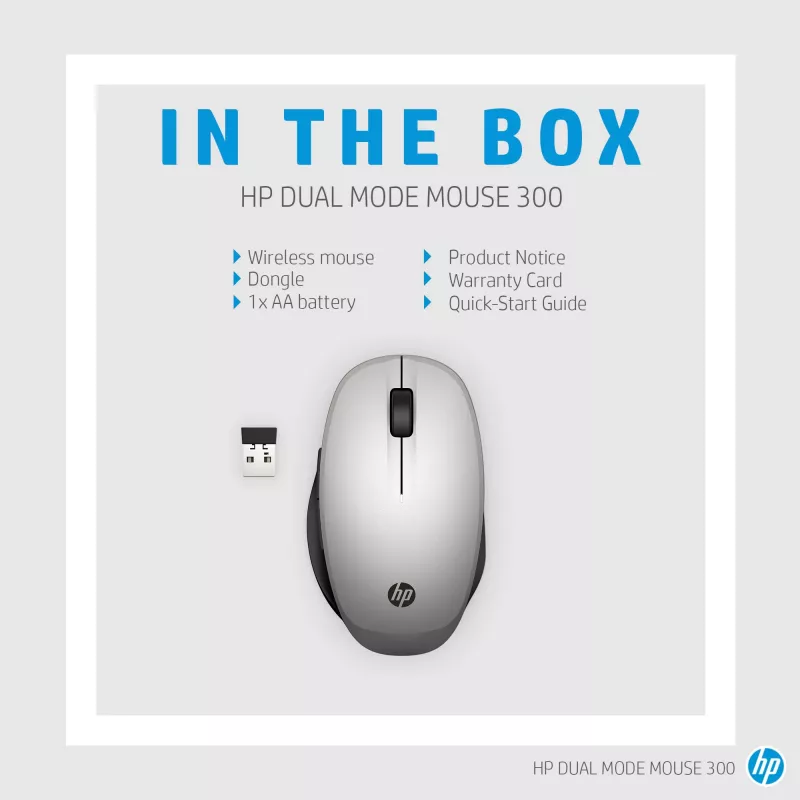 HP Dual Mode Ασύρματο Ποντίκι RF Bluetooth