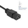 ACT AK5372 καλώδιο τροφοδοσίας C14–C21 IEC60320, 2 m, μαύρο