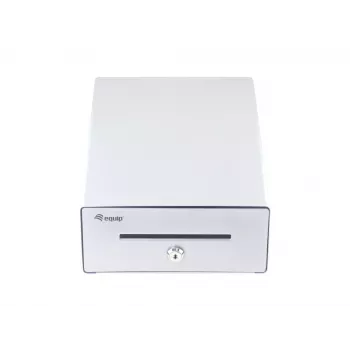 Equip Συρτάρι ταμείου για συστήματα ταμείου (POS), 4 θήκες χαρτονομισμάτων/4 θηκών κερμάτων, αφαιρούμενες υποδοχές κερμάτων, σύνδεση RJ11, Αλουμίνιο