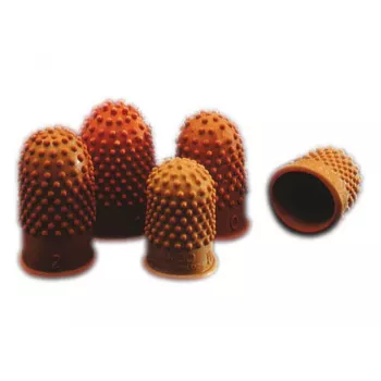 Rexel Thimblettes Velos Μέγεθος 0 - 18mm Ø Πορτοκαλί Συσκευασία/10, Πορτοκαλί, 114 mm, 31 mm, 58 mm, 30 g, Κίνα