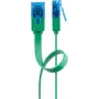 Goobay CAT 6A Επίπεδο καλώδιο patch U/UTP 1m πράσινο RJ-45