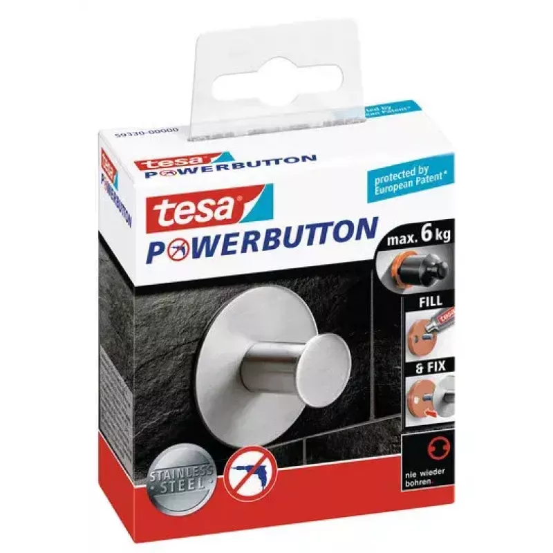 Γάντζος πετσέτας TESA Powerbutton 59330