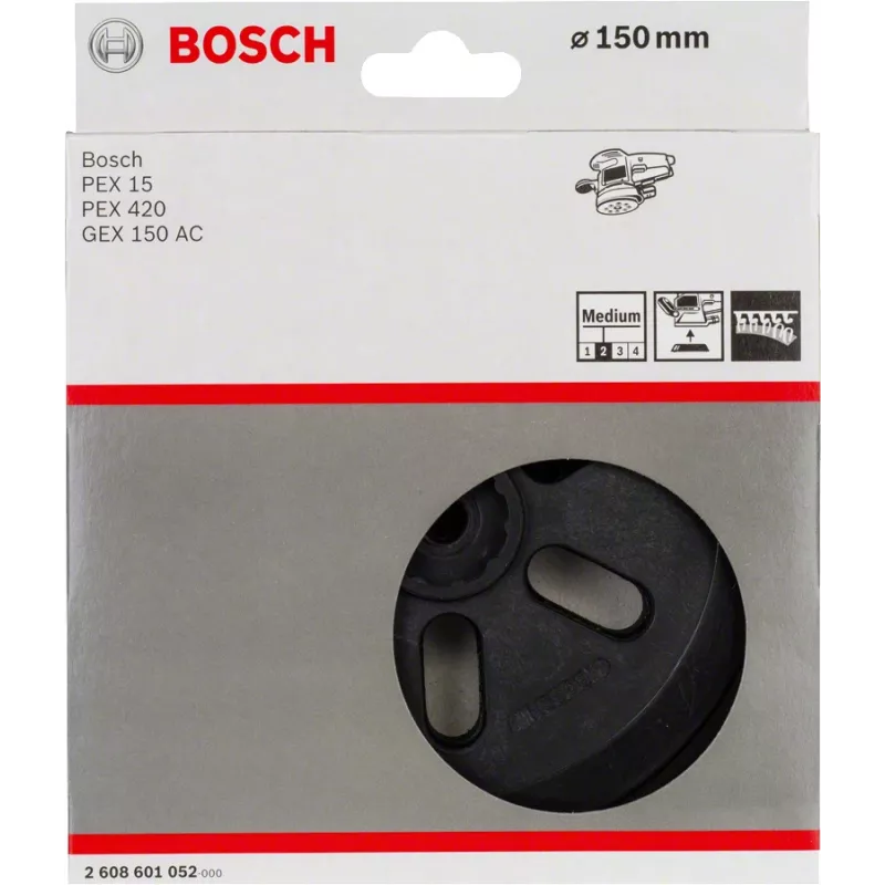 Bosch 2 608 601 052 εξάρτημα λείανσης 1 τεμ. πλάκα λείανσης