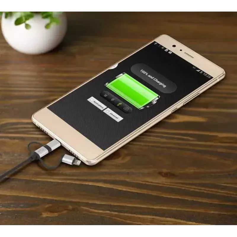 Καλώδιο USB Renkforce RF-4600467 0,5m USB A USB C/Micro-USB B/Lightning Γκρι