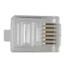 ACT RJ12 (6P/6C) Modular αρσενικό βύσμα για επίπεδο καλώδιο