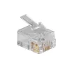 ACT RJ12 (6P/6C) Modular αρσενικό βύσμα για επίπεδο καλώδιο