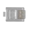 ACT RJ12 (6P/6C) Modular αρσενικό βύσμα για επίπεδο καλώδιο
