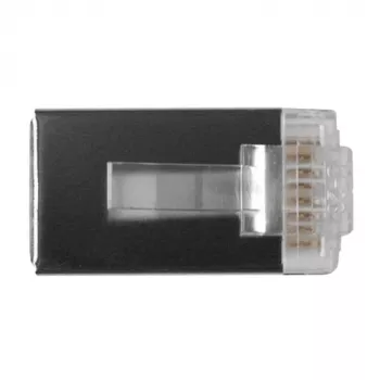ACT RJ45 (8P/8C) CAT6 θωρακισμένος Modular αρσενικός συνδετήρας για στρογγυλό καλώδιο με συμπαγείς ή εύκαμπτους αγωγούς