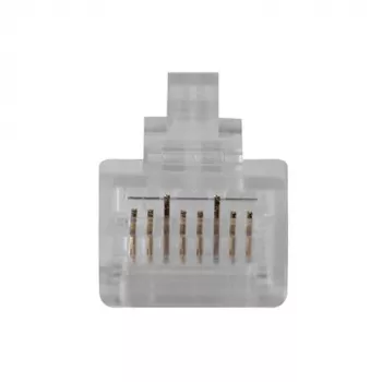 ACT RJ45 (8P/8C) CAT6 Modular αρσενικός συνδετήρας για στρογγυλό καλώδιο με συμπαγείς ή εύκαμπτους αγωγούς