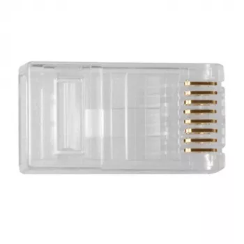 ACT RJ45 (8P/8C) CAT6 Modular αρσενικός συνδετήρας για στρογγυλό καλώδιο με συμπαγείς ή εύκαμπτους αγωγούς