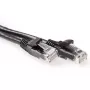 ACT Μαύρο 3 μέτρα U/UTP CAT6A Καλώδιο Patch snagless με βύσματα RJ45