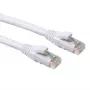 ACT Λευκό 1,00 μέτρα U/UTP CAT6A Καλώδιο Patch χωρίς προεξοχές με βύσματα RJ45