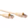 ACT Ιβουάρ 20 μέτρα SF/UTP CAT5E Patch καλώδιο snagless με βύσματα RJ45