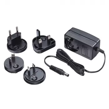 Lindy 5VDC 2,6A Τροφοδοτικό πολλαπλών χωρών, 5,5/2,1mm, Εσωτερικού χώρου, AC, Μαύρο