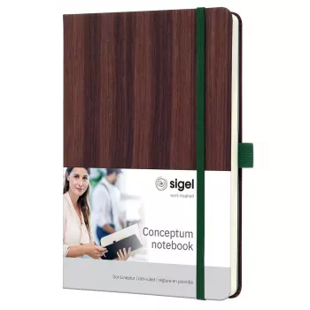 Μπλοκ σημειώσεων Sigel CO673 A5 194 φύλλα καφέ