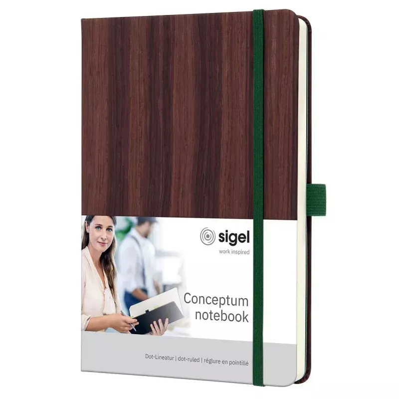 Μπλοκ σημειώσεων Sigel CO673 A5 194 φύλλα καφέ