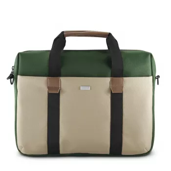 Hama Silvan 35.8 cm (14.1 ίντσες) τσάντα Toploader μπεζ, πράσινο