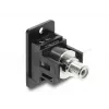 Μονάδα Keystone DELOCK 91112 — επίπεδο RCA σε RCA, μαύρο/λευκό