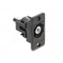 Μονάδα Keystone DELOCK 91112 — επίπεδο RCA σε RCA, μαύρο/λευκό