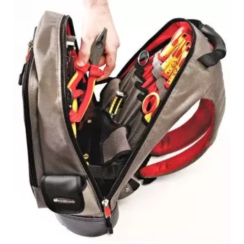 Σακίδιο πλάτης C.K Tools MA2635 μαύρο γκρι κόκκινο