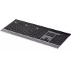 Πληκτρολόγιο Rapoo E9270P RF Wireless QWERTZ γερμανικό μαύρο ασημί