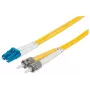 Intellinet καλώδιο patch οπτικών ινών, OS2, LC/ST, 5 m, κίτρινο, duplex, singlemode, 9/125 µm, LSZH, οπτική ίνα, εφ' όρου ζωής εγγύηση