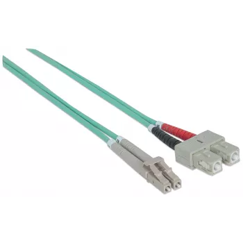 Intellinet καλώδιο patch οπτικών ινών, OM4, LC/SC, 20 m, βιολετί, duplex, multimode, 50/125 µm, LSZH, οπτική ίνα, εφ' όρου ζωής εγγύηση
