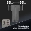 Cellularline Hug - Universal, Κινητό τηλέφωνο/Smartphone, Παθητική βάση, Αυτοκίνητο, Μαύρο