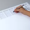Υπόθεμα γραφείου Χαρτί Sigel HO366 Μαύρο Γκρι Λευκό