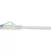 Renkforce 1381760 καλώδιο δικτύου RJ45, Cat6a S/FTP, 0,5 m, με προστασία γλωσσίδας, επιβραδυντικό φλόγας, γκρι