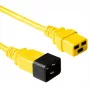 ACT Powercord C19 - C20 κίτρινο 1,8 m