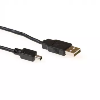 Καλώδιο USB ACT USB 2.0 A αρσενικό βύσμα – USB Mini-B αρσενικό βύσμα 1,80 m
