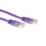 ACT Βιολετί καλώδιο patch U/UTP CAT6 0,5 μέτρου με βύσματα RJ45