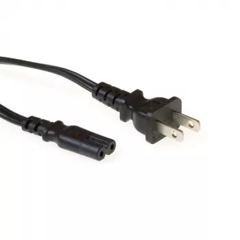 Καλώδιο τροφοδοσίας βύσμα USA ACT Powercord C7 μαύρο 1,8 m