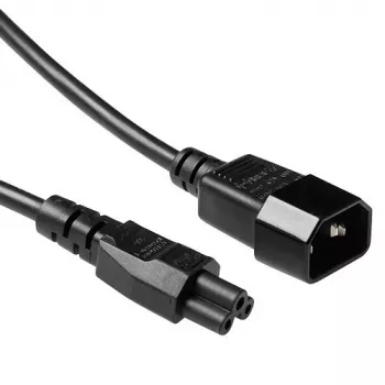 Καλώδιο τροφοδοσίας C14 - C5 μαύρο 0,5 m ACT Powercord AK5218