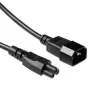 Καλώδιο τροφοδοσίας C14 - C5 μαύρο 0,5 m ACT Powercord AK5218