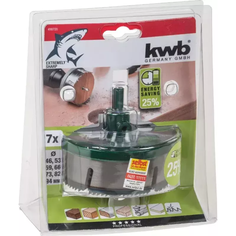 Σετ πριονιών τρυπανιού KWB 498720 7 τεμ.